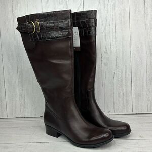 NEW Naturalizer Tall Brown Boots in Womens Size 7 Wide Shaft